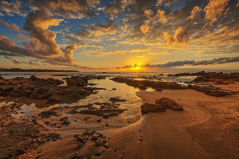 HD wallpaper skafidia greece sunlight beach clouds landscape